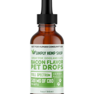 CBD Pet Drops Bacon Flavored