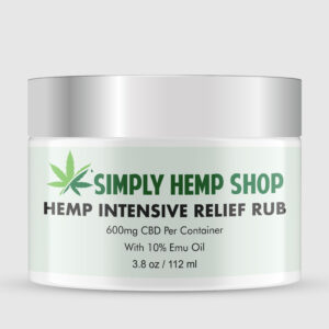 Hemp Intensive Relief Rub with 10 Percent Emu Oil